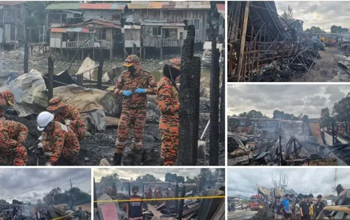 Fire Disaster in Sabah: Pregnant Woman Hospitalized as Five Children Lose Lives