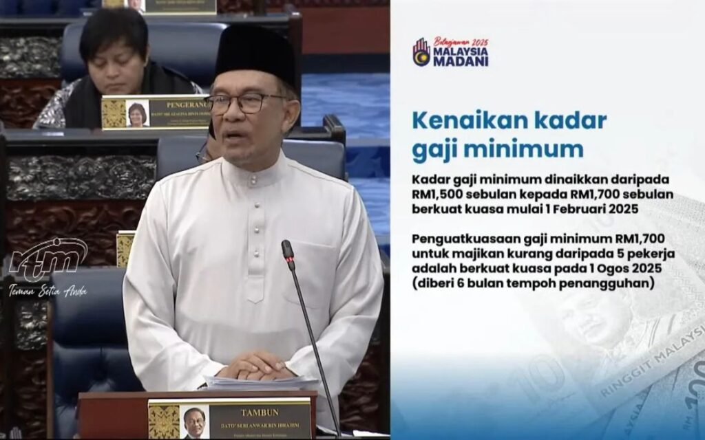 Increasing Minimum Wage to RM1,700 Can Significantly Improve Living Standards