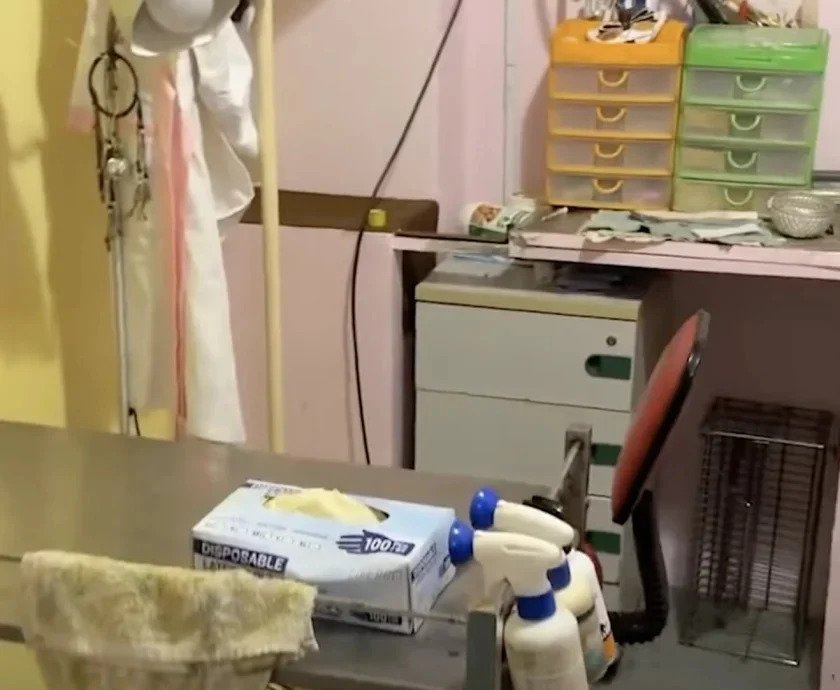 abandoned vet clinic