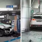 Driver’s Panic After Forgetting ‘P’ Gear Sends SUV Crashing Into KKIA Departure Hall